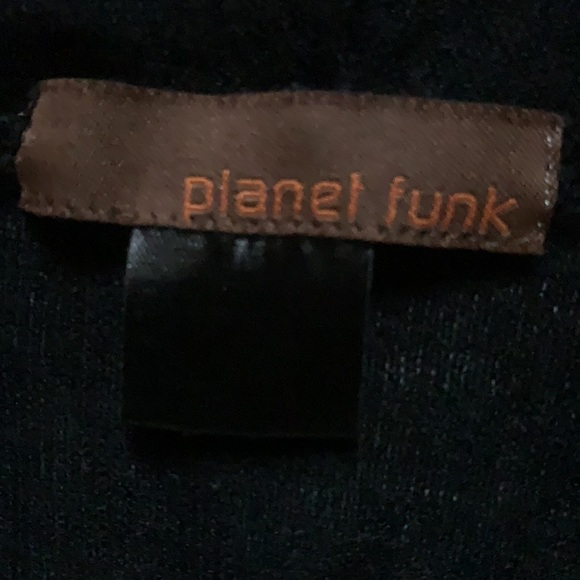 SEXY PLANET FUNK BLACK SWEATER DRESS HOODIE 3 GOTHIC CROSSES SZ S EMU LOLITA - Picture 13 of 13